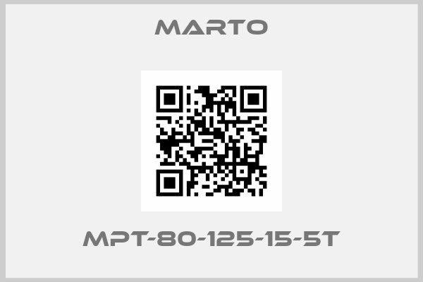 Marto- MPT-80-125-15-5T