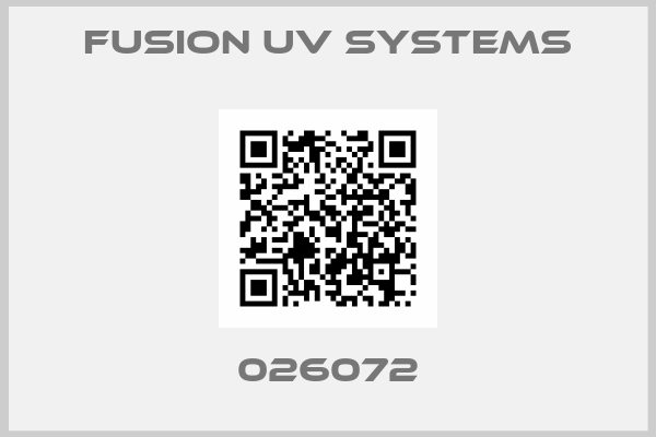 FUSION UV SYSTEMS-026072