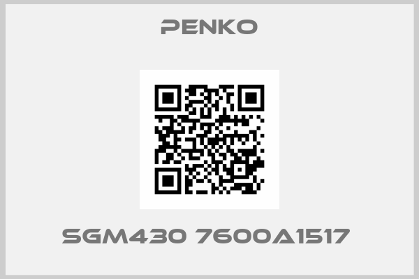 Penko-SGM430 7600A1517 