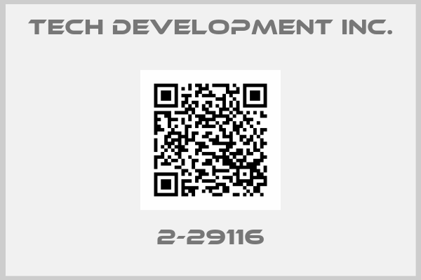 Tech Development Inc.-2-29116