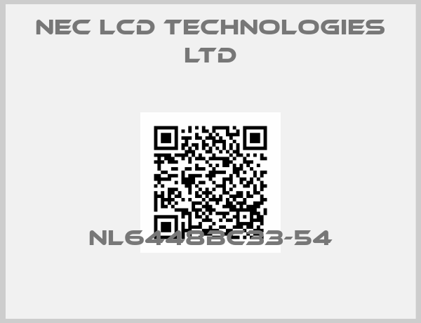 NEC LCD Technologies Ltd-NL6448BC33-54