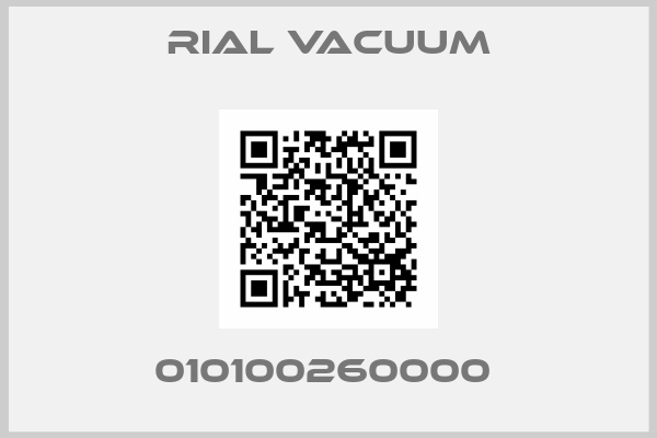 Rial Vacuum-010100260000 