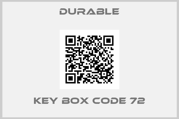 Durable-KEY BOX CODE 72
