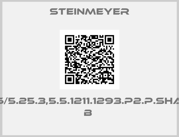 Steinmeyer-1516/5.25.3,5.5.1211.1293.P2.P.Shape B 