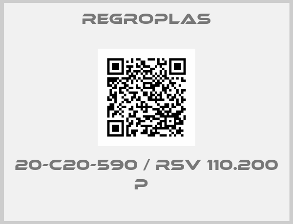 Regroplas-20-C20-590 / RSV 110.200 p  
