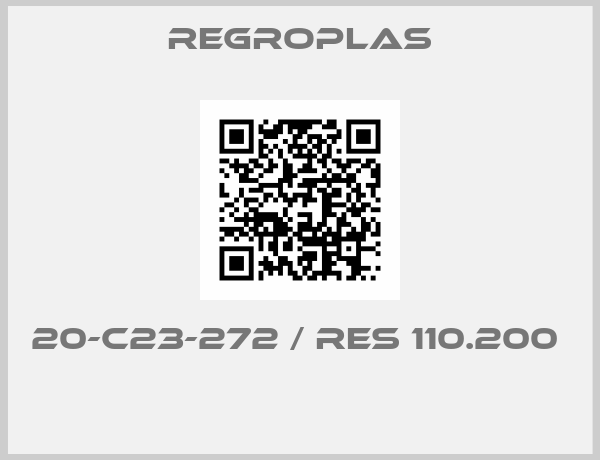 Regroplas-20-C23-272 / RES 110.200  