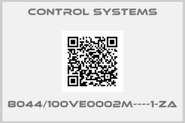 Control systems-8044/100VE0002M----1-ZA