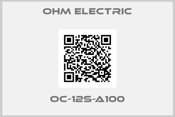 OHM Electric-OC-12S-A100