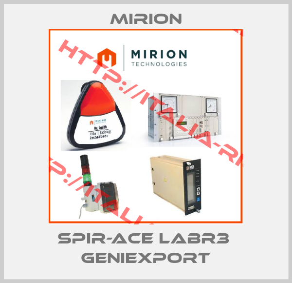 Mirion-SPIR-ACE LaBr3  GenieXport