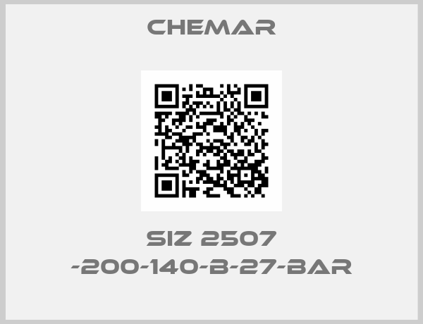 CHEMAR-SIZ 2507 -200-140-B-27-bar