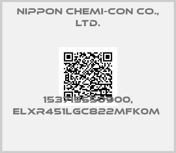 Nippon Chemi-Con Co., Ltd.-153715550900, ELXR451LGC822MFK0M 