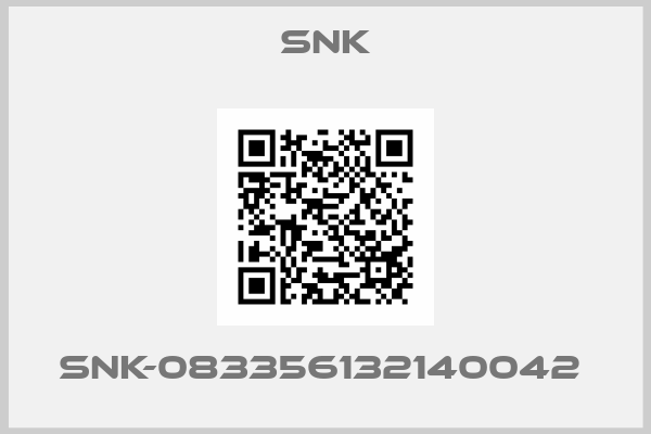 Snk-SNK-083356132140042 