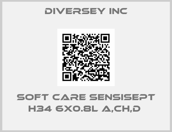 Diversey Inc-SOFT CARE SENSISEPT H34 6X0.8L A,CH,D 