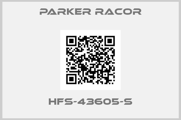 Parker Racor-HFS-43605-S