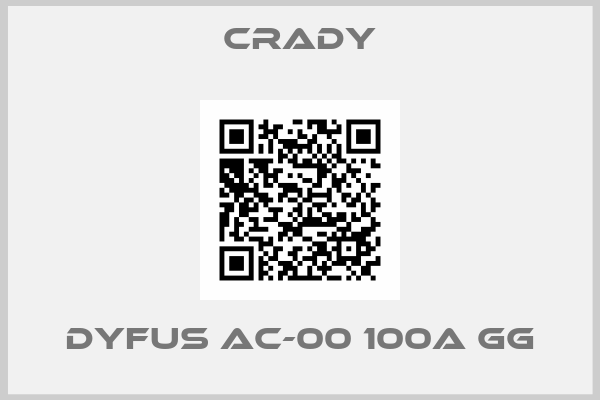 Crady-DYFUS AC-00 100A GG