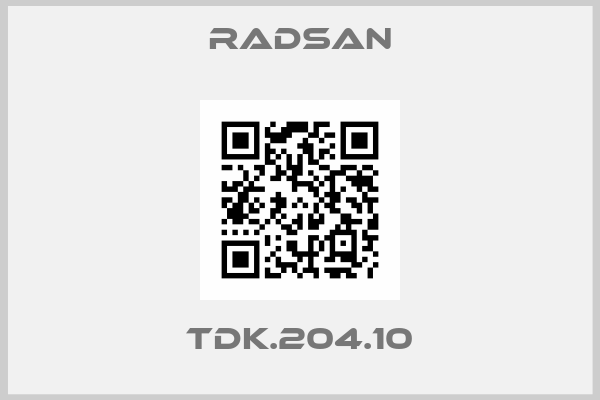 Radsan- TDK.204.10