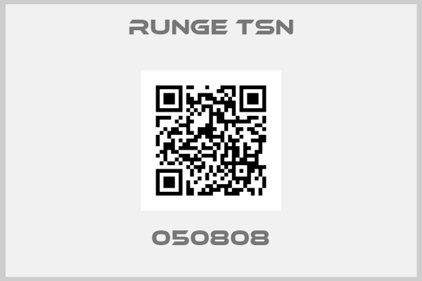 Runge TSN-050808