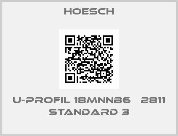 Hoesch-U-Profil 18MnNb6   2811 Standard 3