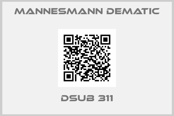 Mannesmann Dematic-DSUB 311