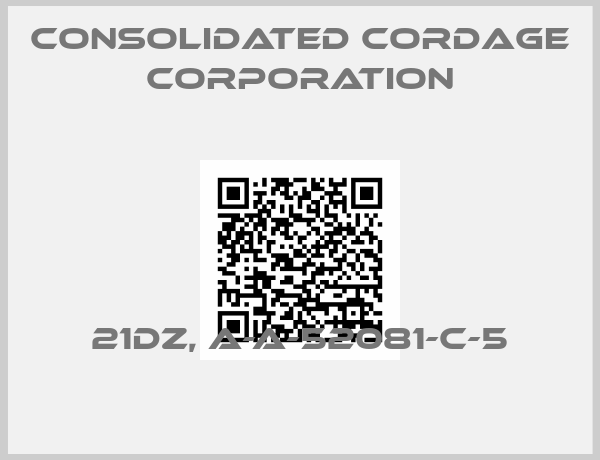 Consolidated Cordage Corporation-21DZ, A-A-52081-C-5
