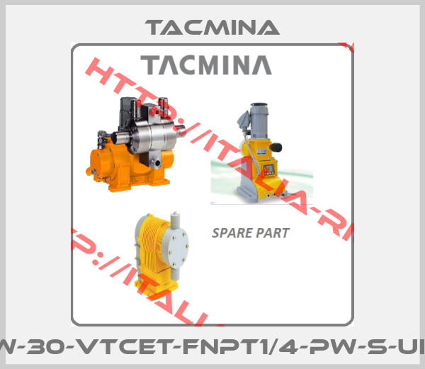 Tacmina-PW-30-VTCET-FNPT1/4-PW-S-ULP