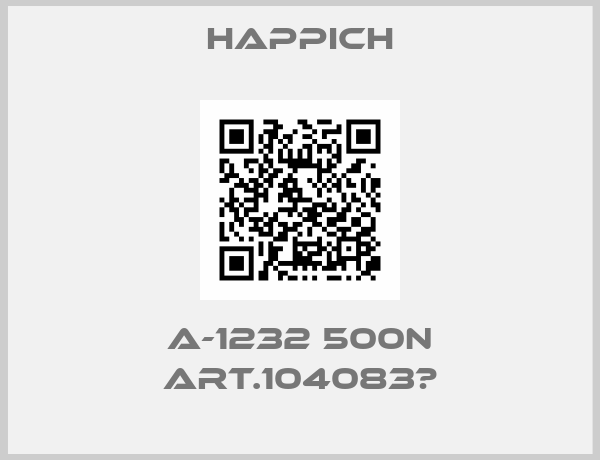 Happich-A-1232 500N art.104083А
