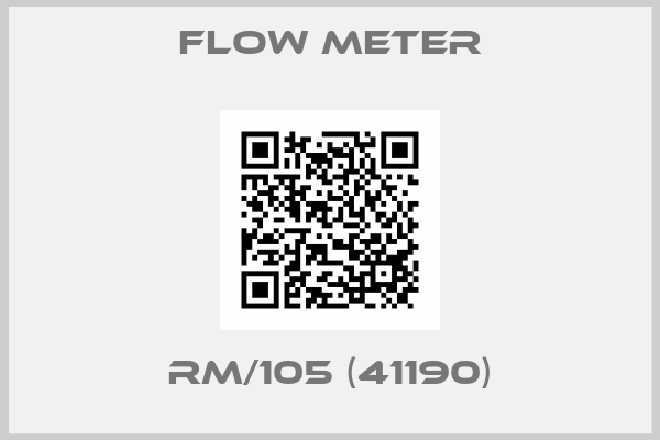 Flow Meter-RM/105 (41190)