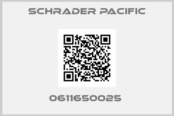 Schrader Pacific-0611650025 