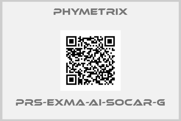 Phymetrix-PRS-EXMA-AI-SOCAR-G