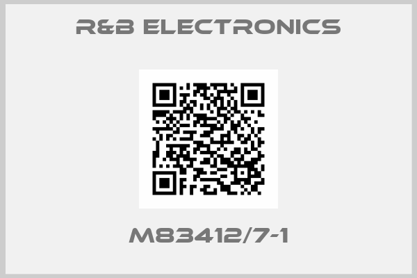 R&B ELECTRONICS-M83412/7-1