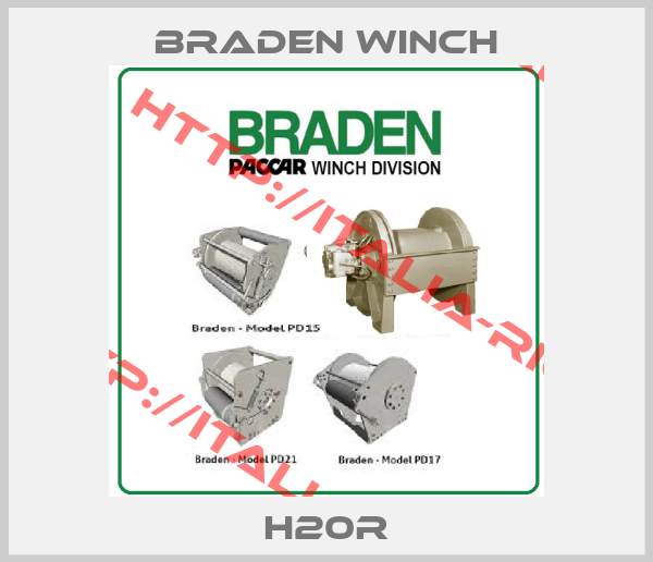 Braden Winch-H20R