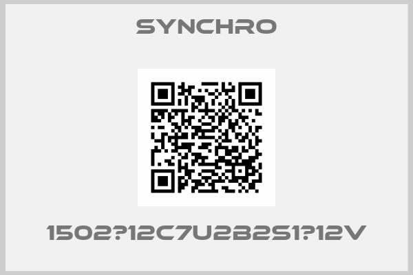 SYNCHRO-1502‑12C7U2B2S1‑12V