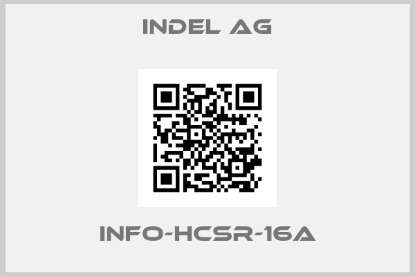 INDEL AG-INFO-HCSr-16A