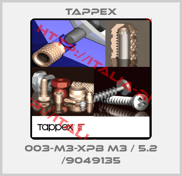 Tappex-003-M3-XPB M3 / 5.2 /9049135