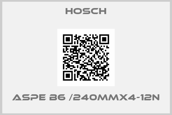 Hosch-ASPE B6 /240MMX4-12N