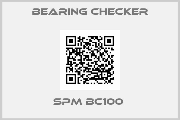 Bearing Checker-SPM BC100 