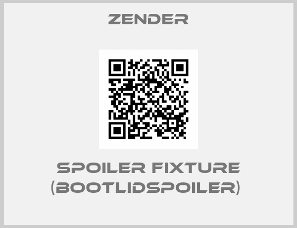 Zender-SPOILER FIXTURE (BOOTLIDSPOILER) 