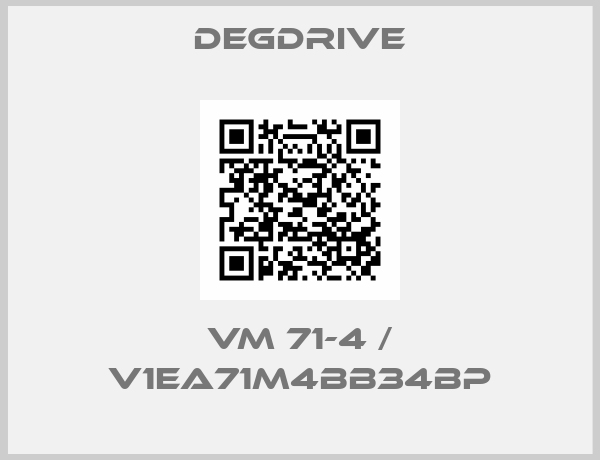 DEGDRIVE-VM 71-4 / V1EA71M4BB34BP