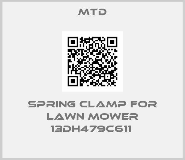 MTD-SPRING CLAMP FOR LAWN MOWER 13DH479C611 