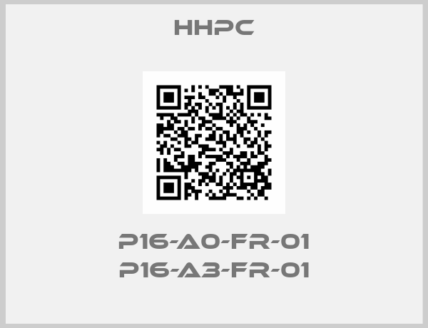 HHPC- P16-A0-FR-01 P16-A3-FR-01