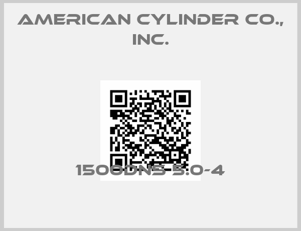 American Cylinder Co., Inc.- 1500DNS 5.0-4