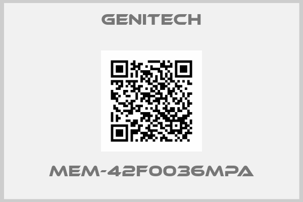 Genitech-MEM-42F0036MPA