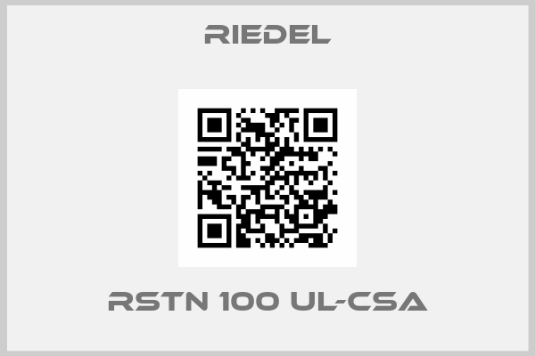 Riedel-RSTN 100 UL-CSA