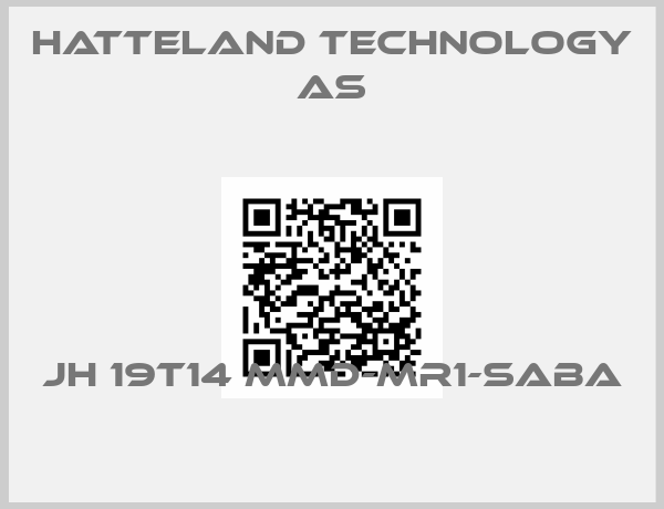 Hatteland Technology AS-JH 19T14 MMD-MR1-SABA