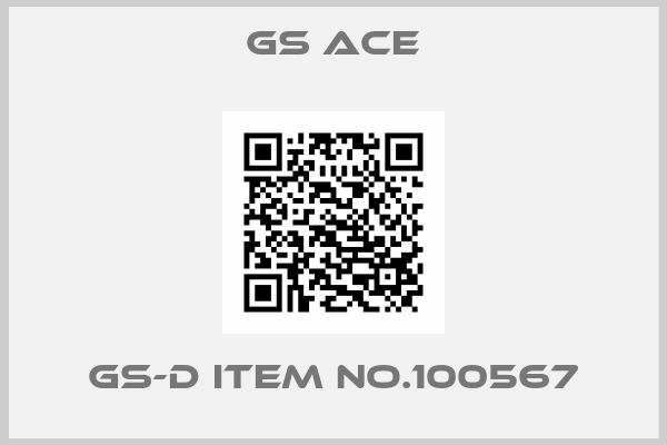 GS ACE-GS-D Item no.100567