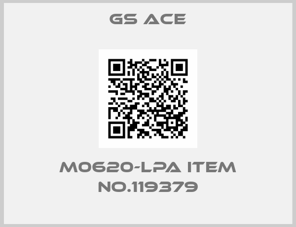 GS ACE-M0620-LPA Item no.119379
