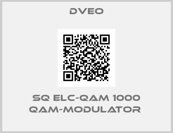 Dveo-SQ ELC-QAM 1000 QAM-MODULATOR 