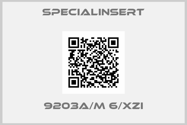 Specialinsert-9203A/M 6/XZI