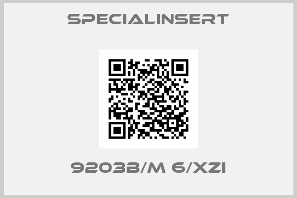 Specialinsert-9203B/M 6/XZI
