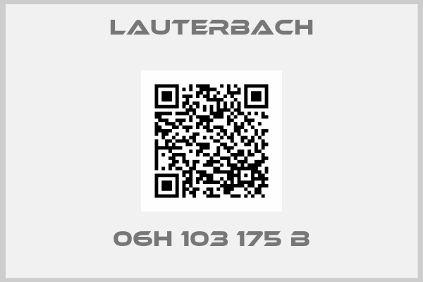 Lauterbach-06H 103 175 B